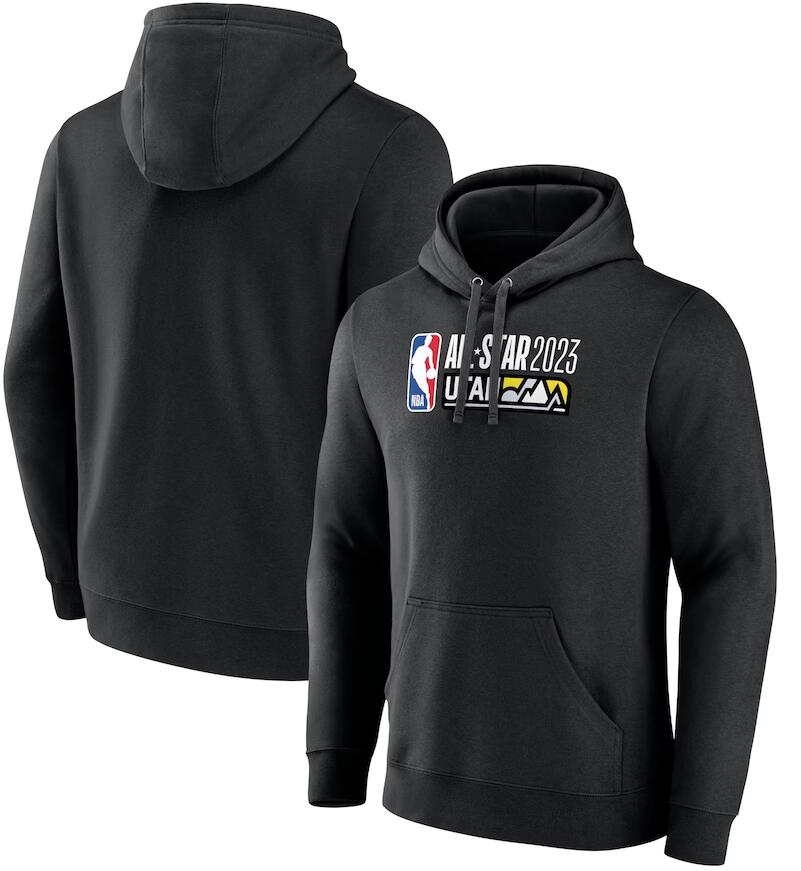 Men's Black 2023 All-Star Game Official Logo Pullover Hoodie